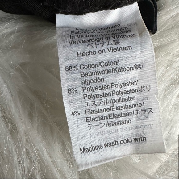 MADEWELL Skinny Jeans Pants Womens Size 27 Curvy High Rise Solid Black J1376 - Picture 5 of 9